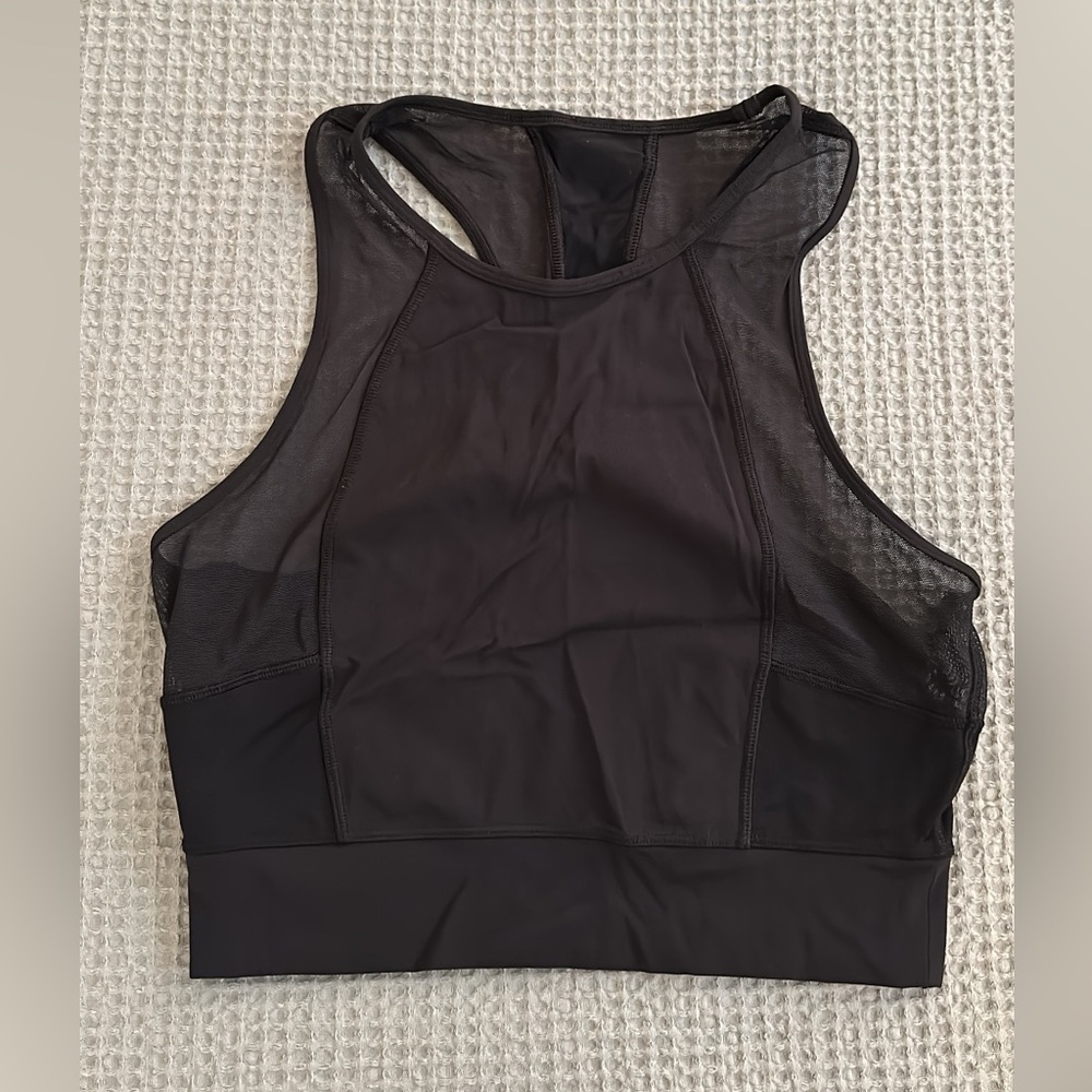 Lululemon cropped black tank